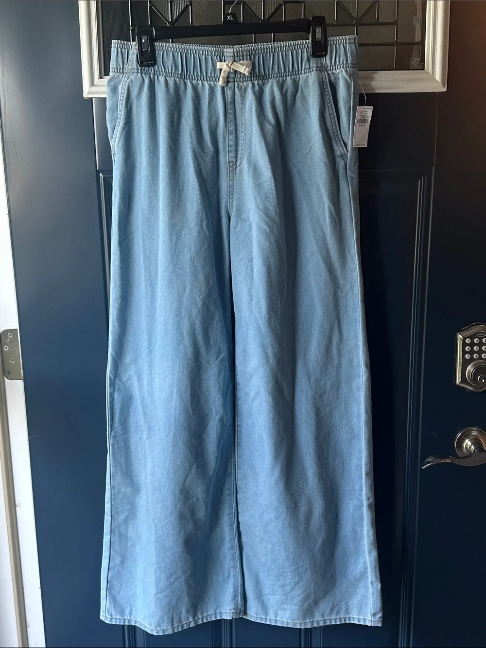 Old Navy Light Blue Relaxed Wide-Leg Jeans